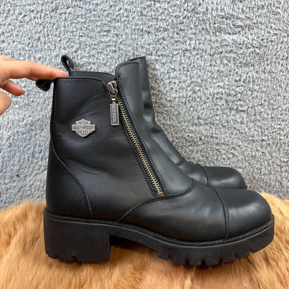 Harley-Davidson Black Combat Boots